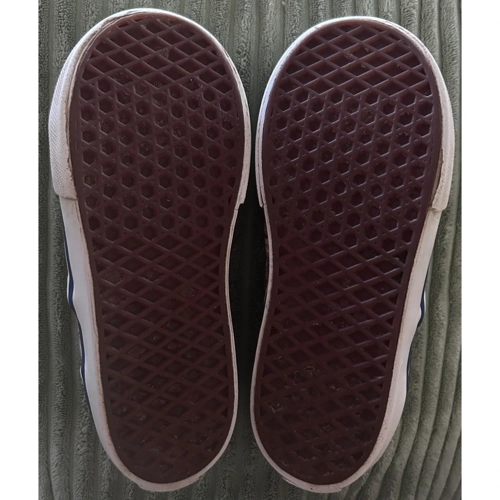 Vans Slip On Sneakers Canvas Toddler 9 Pink Floral Boho Skater